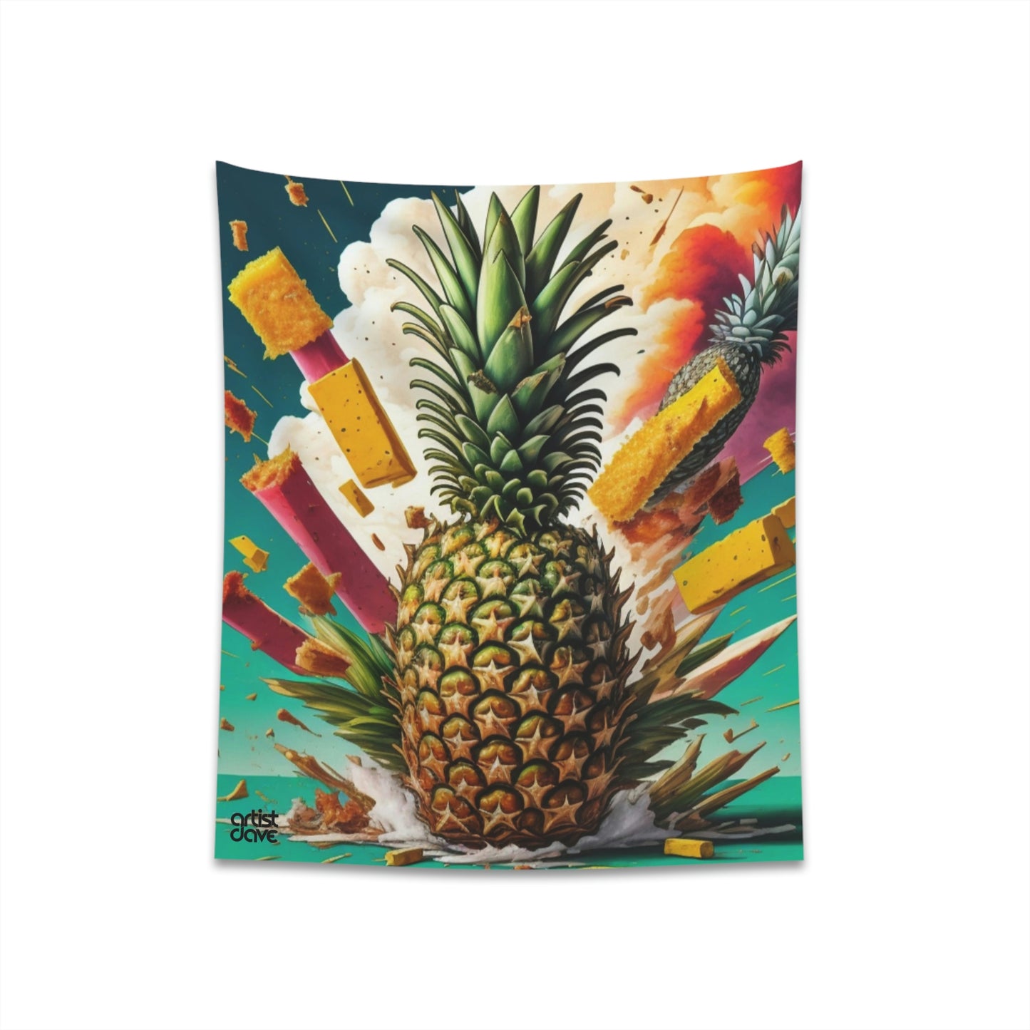 A.D. "Action Packed" Forbidden Fruit Wall Tapestry