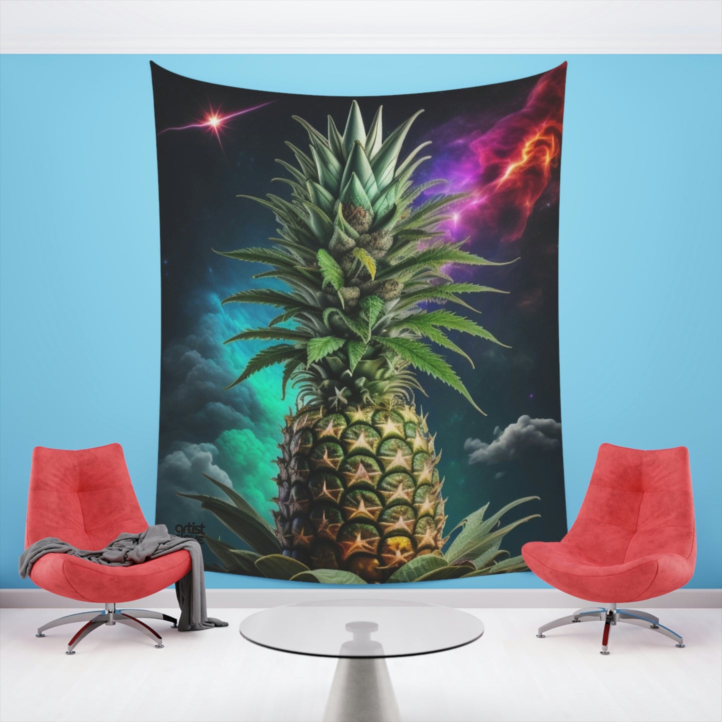 A.D. "Pineapple Dream" Forbidden Fruit Wall Tapestry