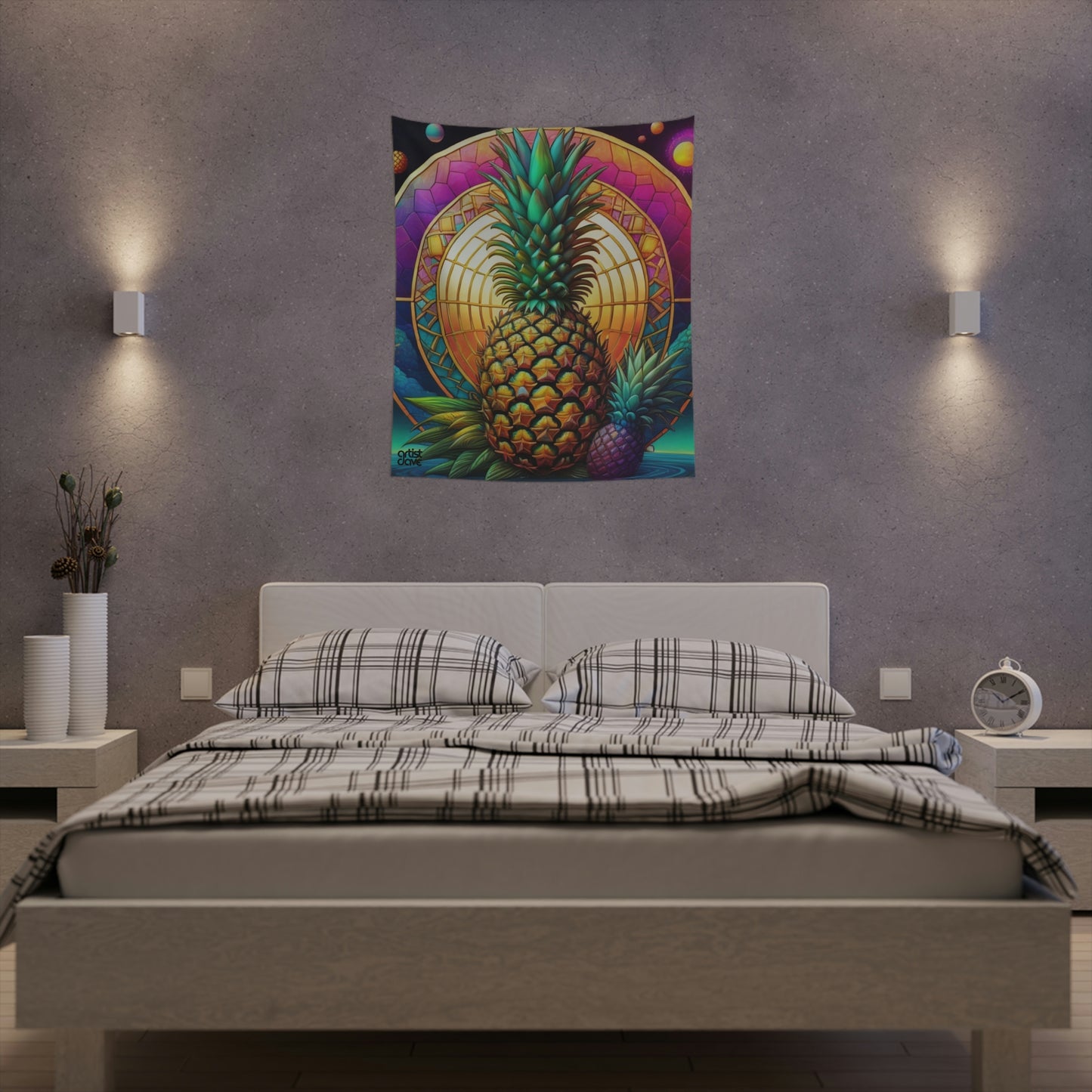A.D. "Stained Glass" Wall Tapestry