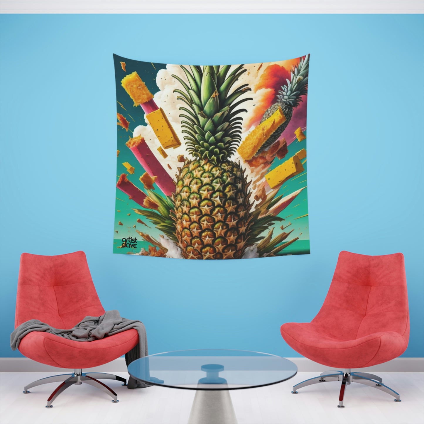 A.D. "Action Packed" Forbidden Fruit Wall Tapestry