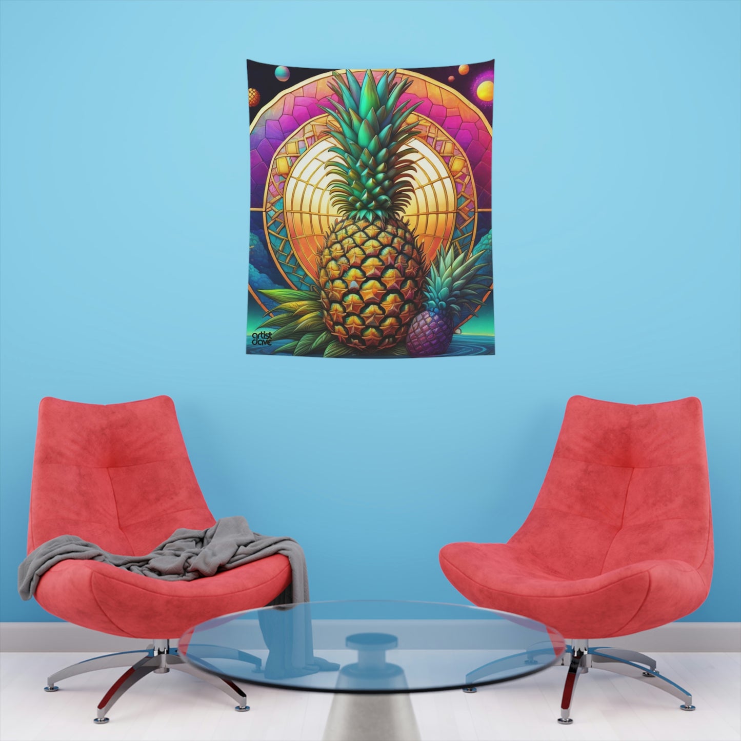 A.D. "Stained Glass" Wall Tapestry