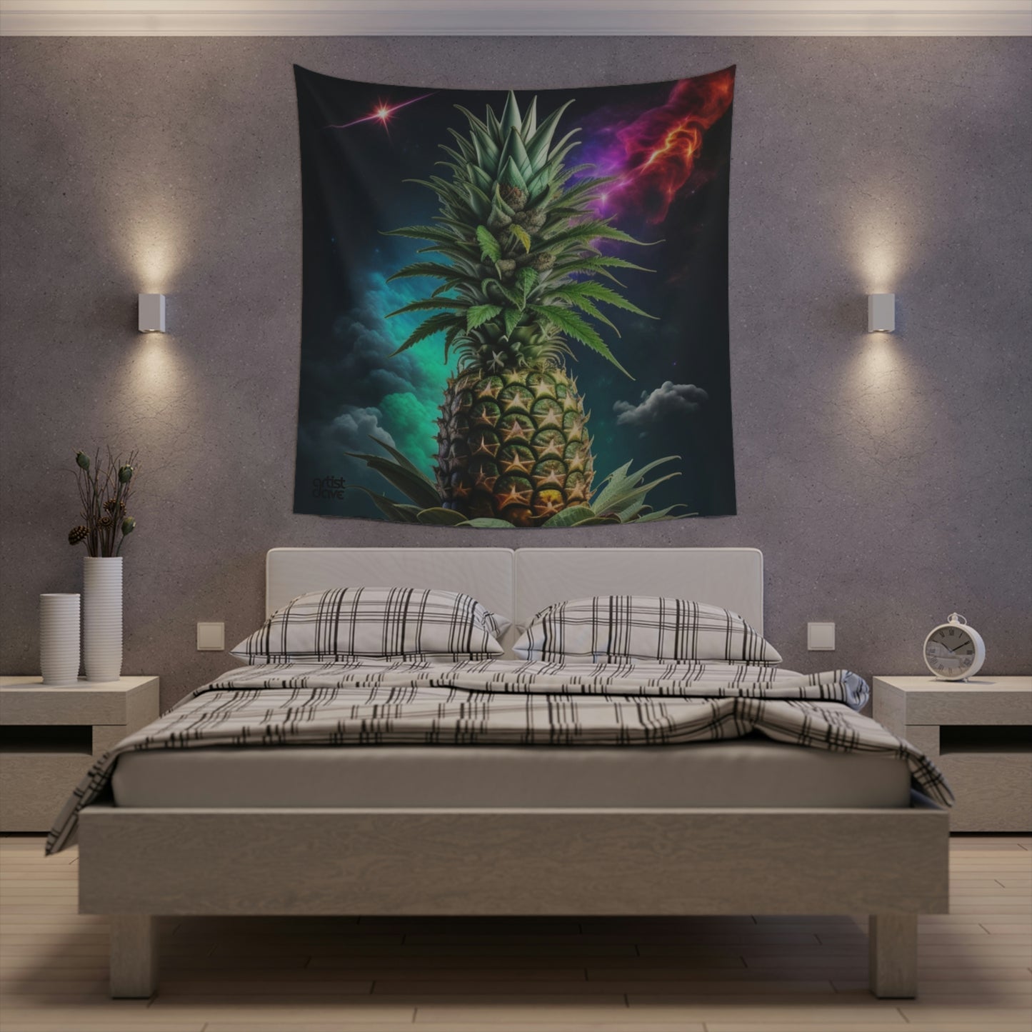 A.D. "Pineapple Dream" Forbidden Fruit Wall Tapestry