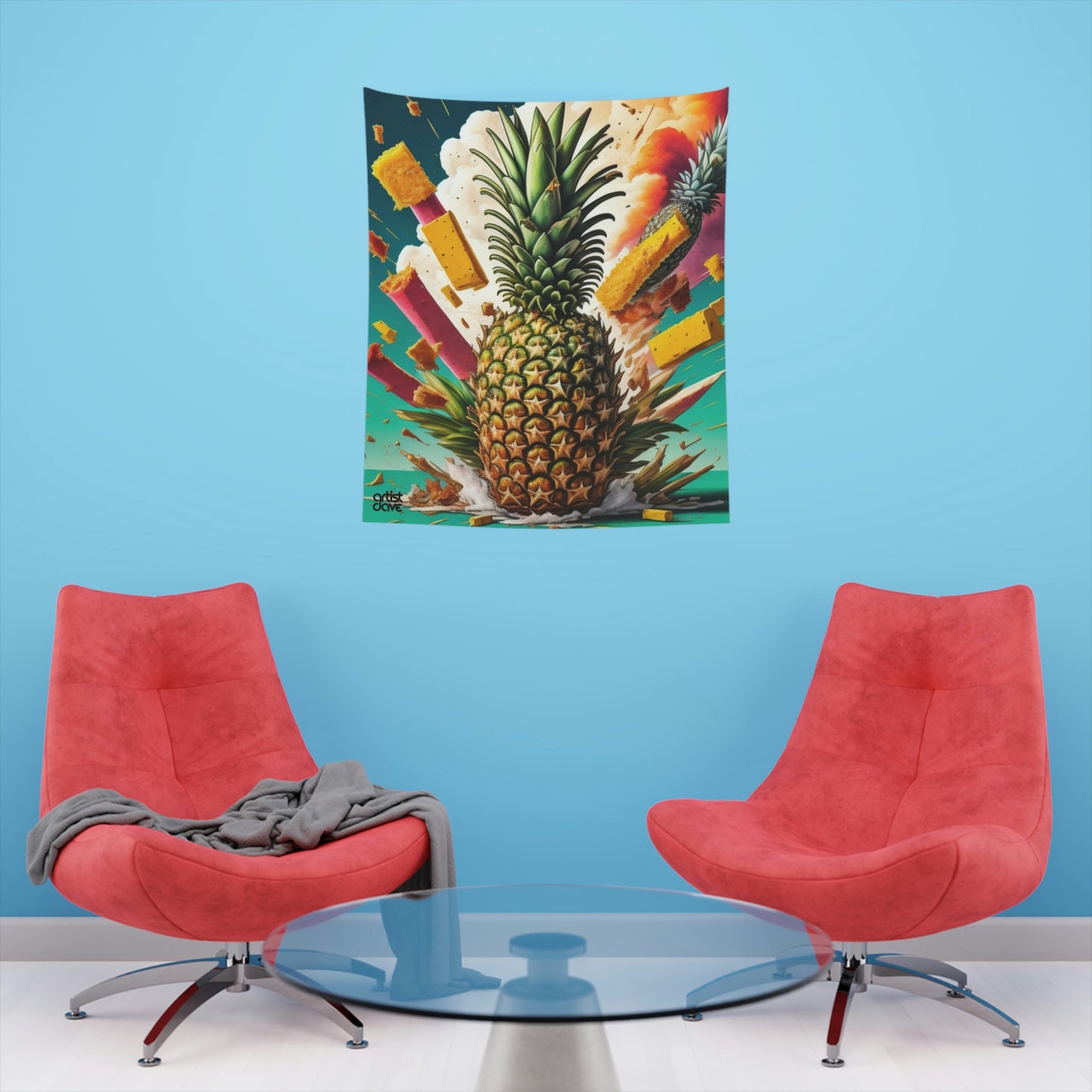 A.D. "Action Packed" Forbidden Fruit Wall Tapestry