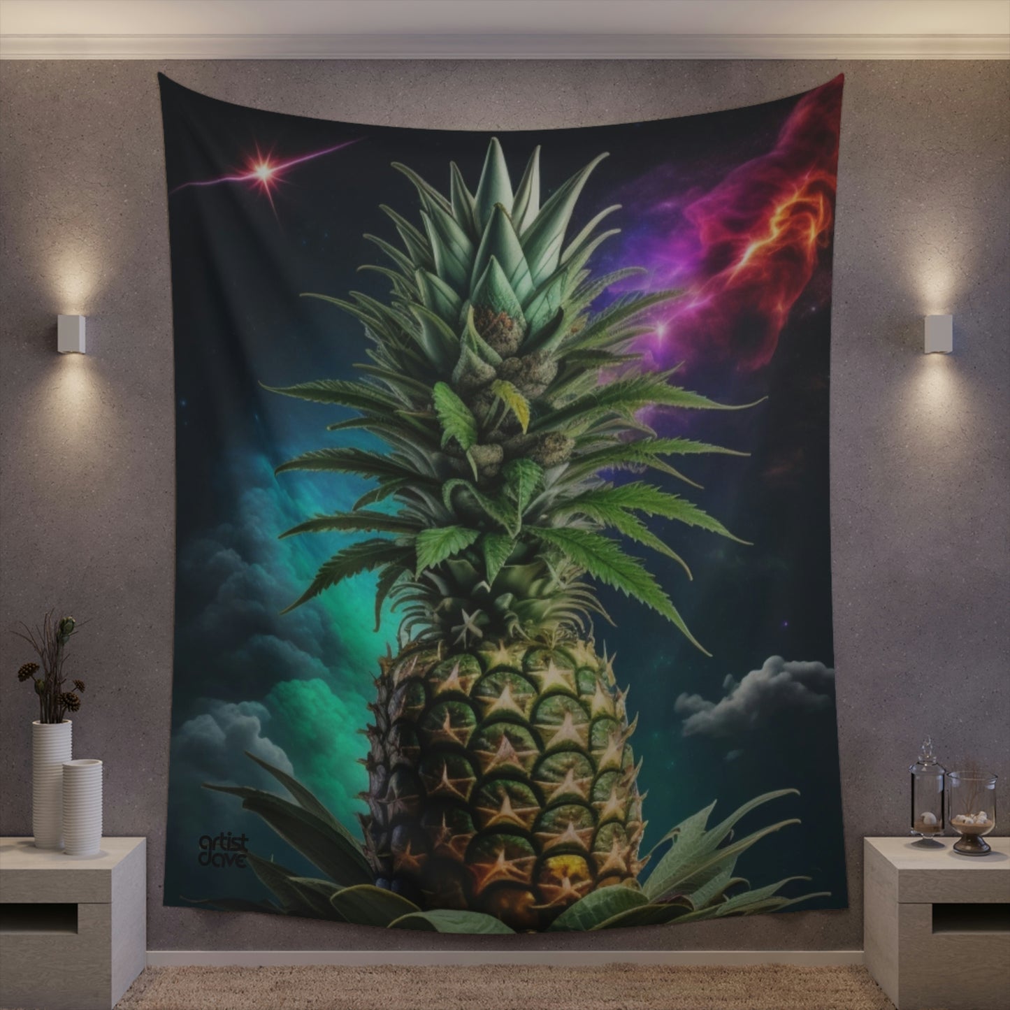 A.D. "Pineapple Dream" Forbidden Fruit Wall Tapestry