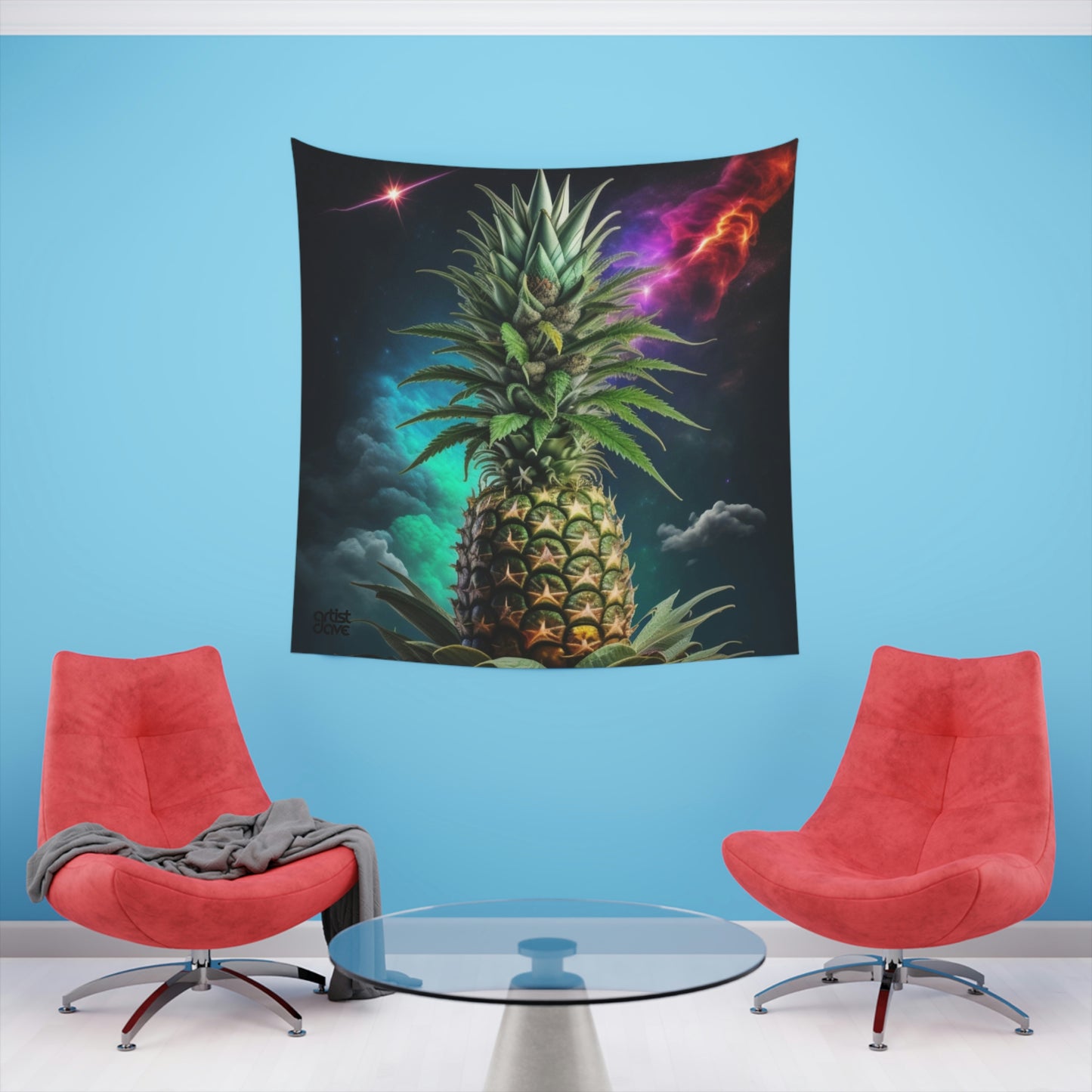 A.D. "Pineapple Dream" Forbidden Fruit Wall Tapestry