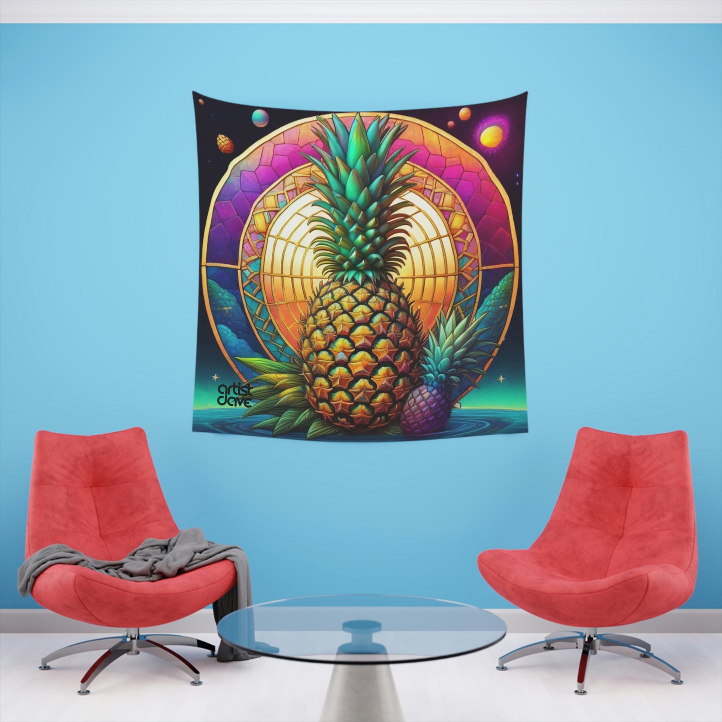 A.D. "Stained Glass" Wall Tapestry