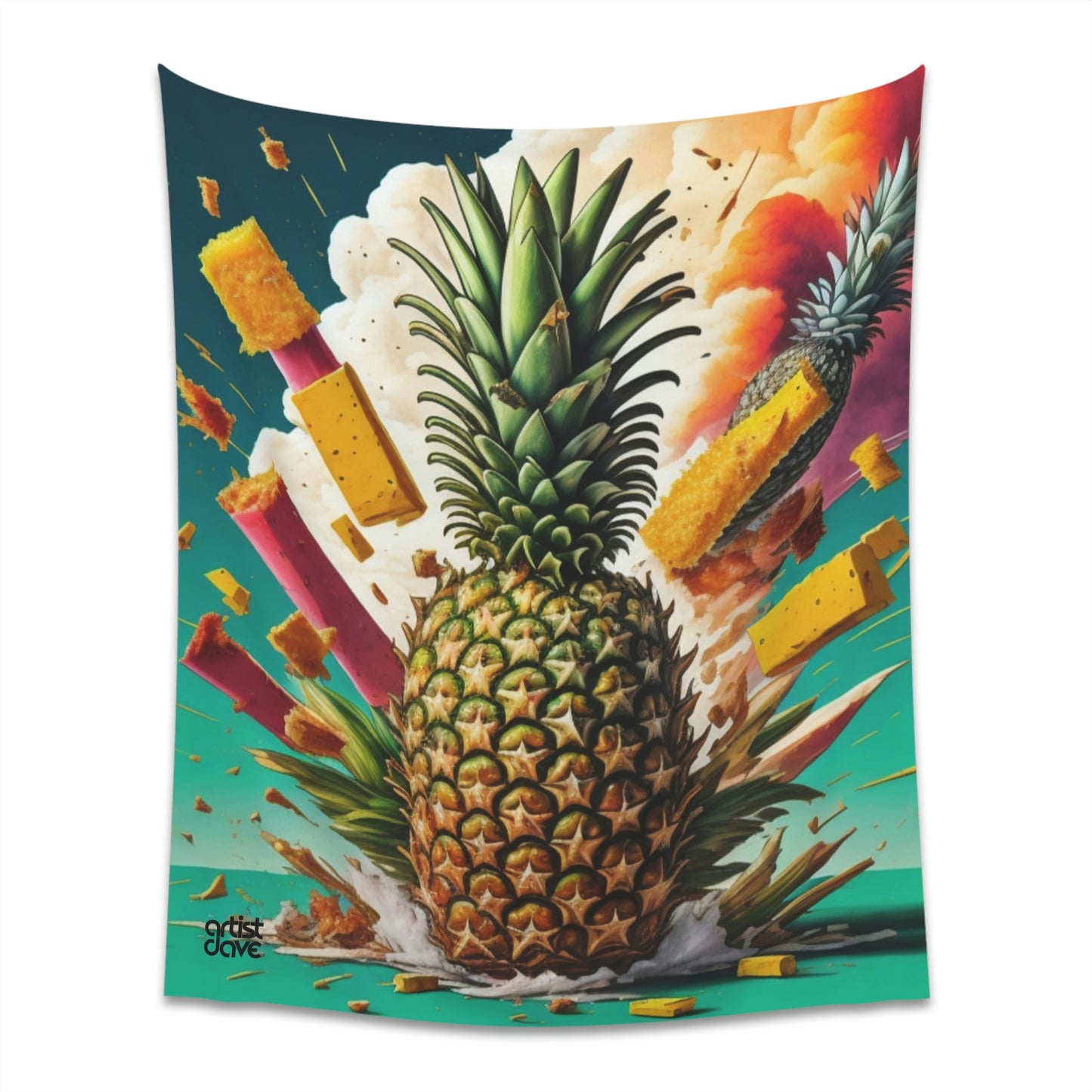 A.D. "Action Packed" Forbidden Fruit Wall Tapestry