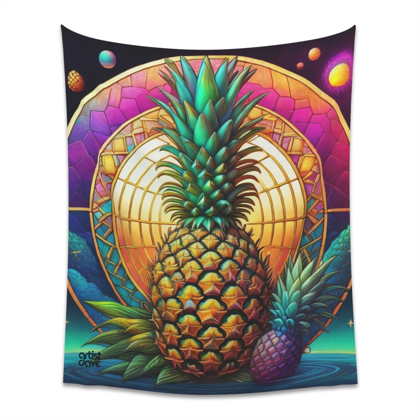 A.D. "Stained Glass" Wall Tapestry