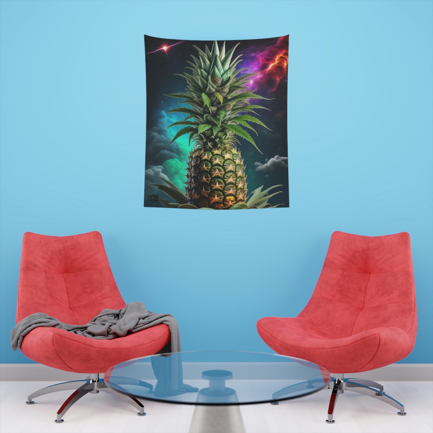 A.D. "Pineapple Dream" Forbidden Fruit Wall Tapestry