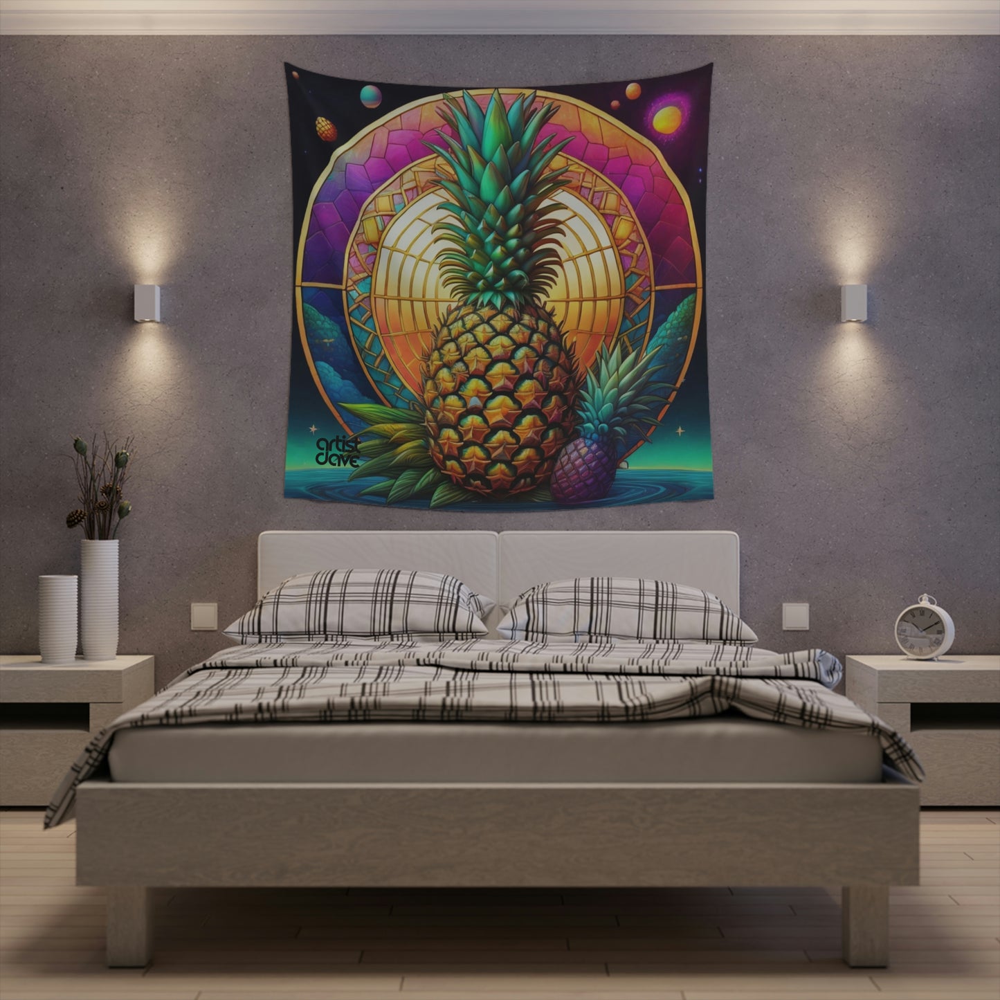 A.D. "Stained Glass" Wall Tapestry