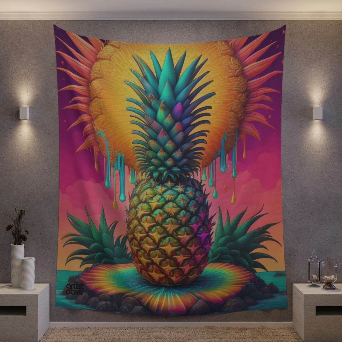 A.D. "Drippy" Forbidden Fruit Wall Tapestry